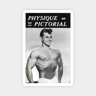 PHYSIQUE PICTORIAL - Vintage Physique Muscle Male Model Magazine Cover Magnet