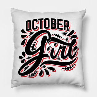 October Girl v3 Pillow