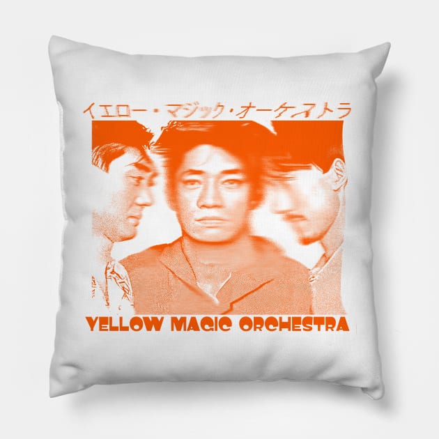 ¥ Yellow Magic Orchestra ¥ Fan Art Design ¥ Pillow by unknown_pleasures