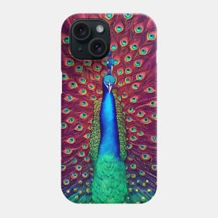 Surreal Peacock Phone Case