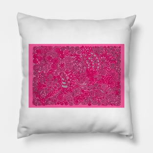 Pink Batik Pattern Pillow