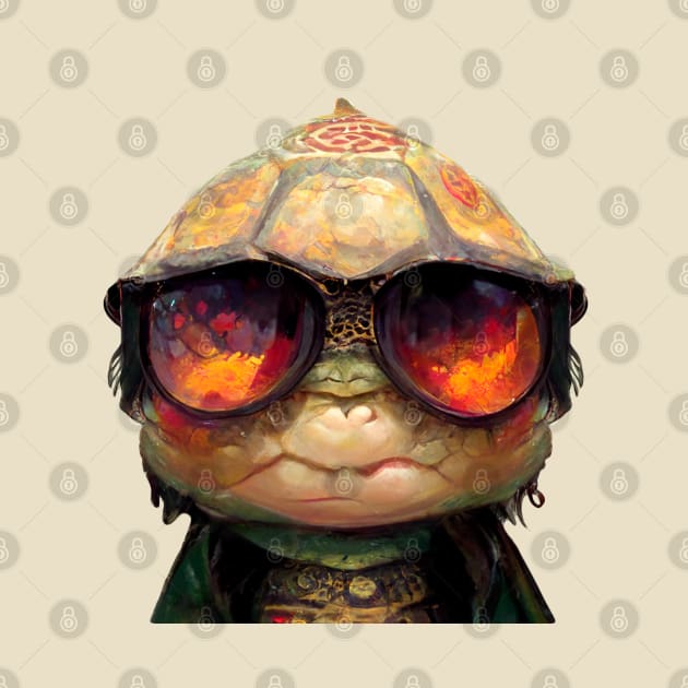 Cool Turtle In The Sunglasses by kukuruzka