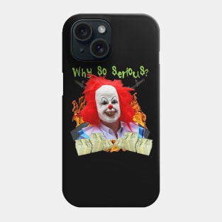 Insane Corny Joke Clown Scary Cringe Meme Shirt You'd See At Walmart Parody Phone Case