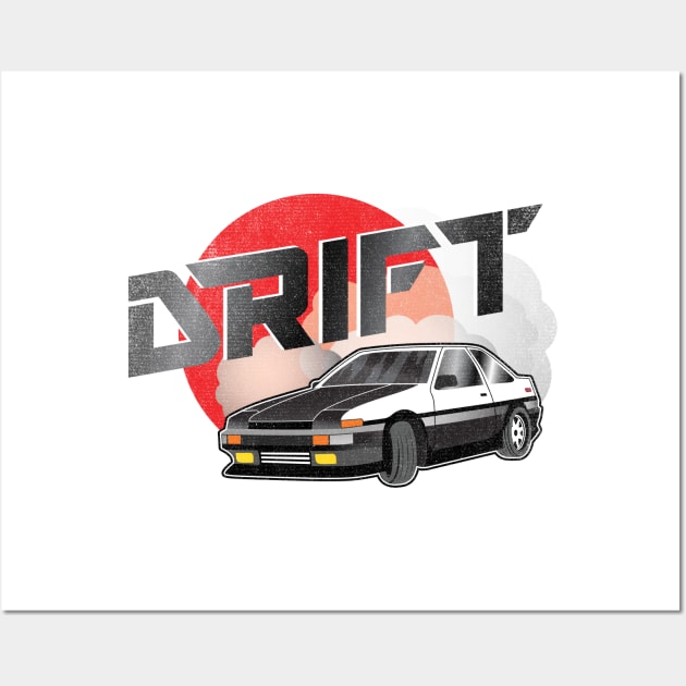 Wall Art Print Drifting Car Auto Drift, Gifts & Merchandise