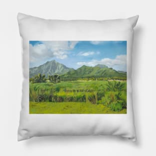 New Day at Kawainui (Center Panel of Triptych) Pillow