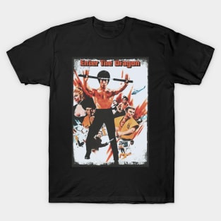 Enter the Gotham Batman 1989 Gotham City T-Shirt Enter The Dragon Lee Funny  HQ T