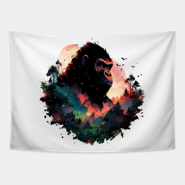 king kong Tapestry by skatermoment