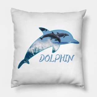 Dolphin Day Pillow