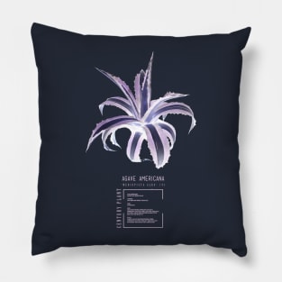 Agave americana &#39;Mediopicta-alba&#39; Pillow