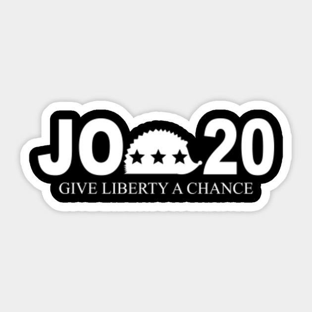 Jo Jorgensen Give Liberty A Chance In 2020 Presidential Poll Election 2020 Sticker Teepublic Au