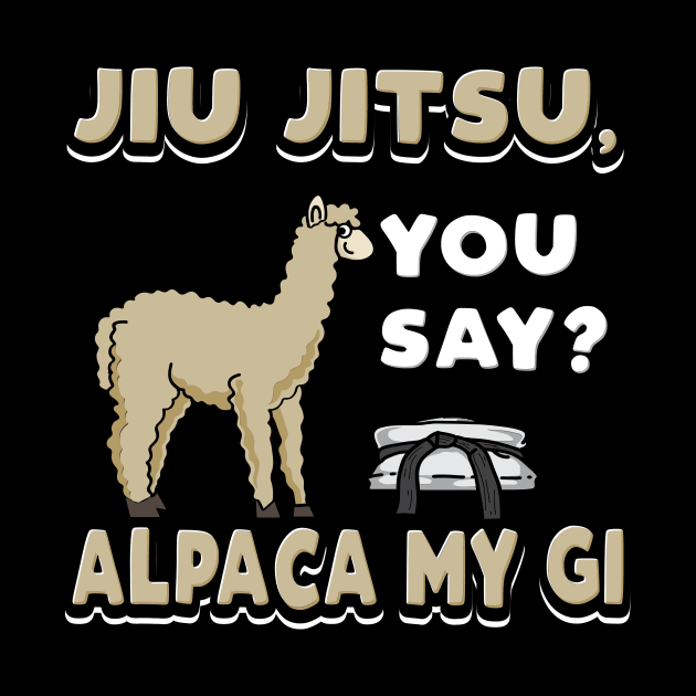 Alpaca my gi Brazilian jiu jitsu by maxcode