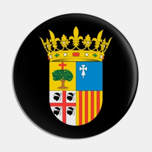 Coat of arms of Aragon Pin