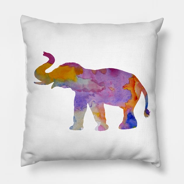 Elephant Pillow by BittenByErmines