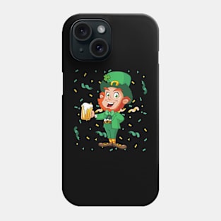 Leprechaun Drinking Beer St. Patrick's Day Phone Case