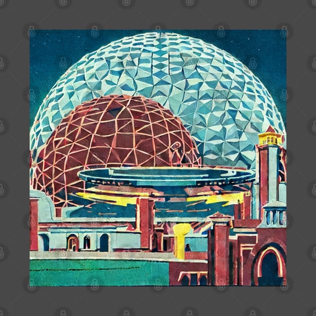 Epcot Center That Never Was (Retro Vintage) by Prints Charming