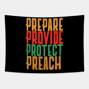 Prepare. Provide. Protect. Preach. Tapestry