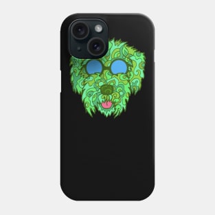 Cool Cockapoo in Greens Phone Case