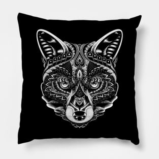 Fox Ornate Pillow