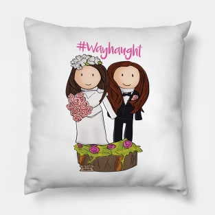 Wayhaught Wedding cake topper Pillow