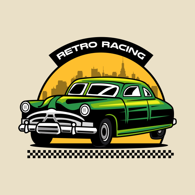 Retro Racing Badge by Harrisaputra