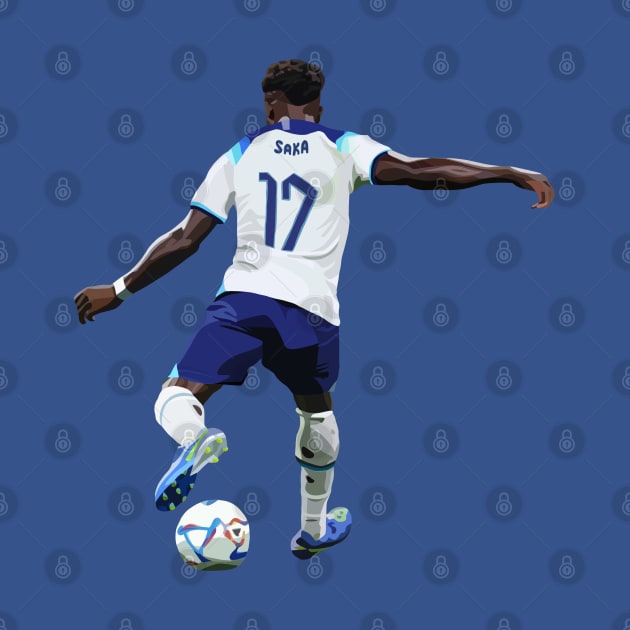 Bukayo Saka by Webbed Toe Design's