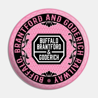 Buffalo, Brantford and Goderich Railway Pin