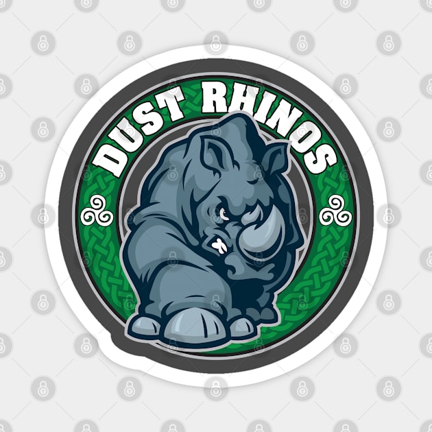 Dust Rhinos Team Logo Magnet by Dust Rhinos Swag Store