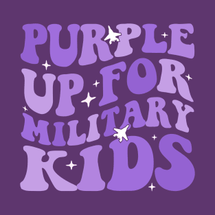 Purple Up For Military Kids T-Shirt