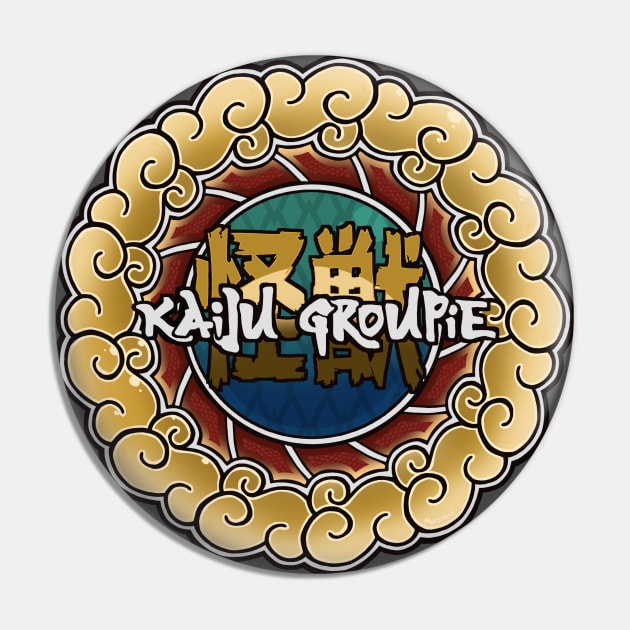 Kaiju Groupie Pin by Morthern