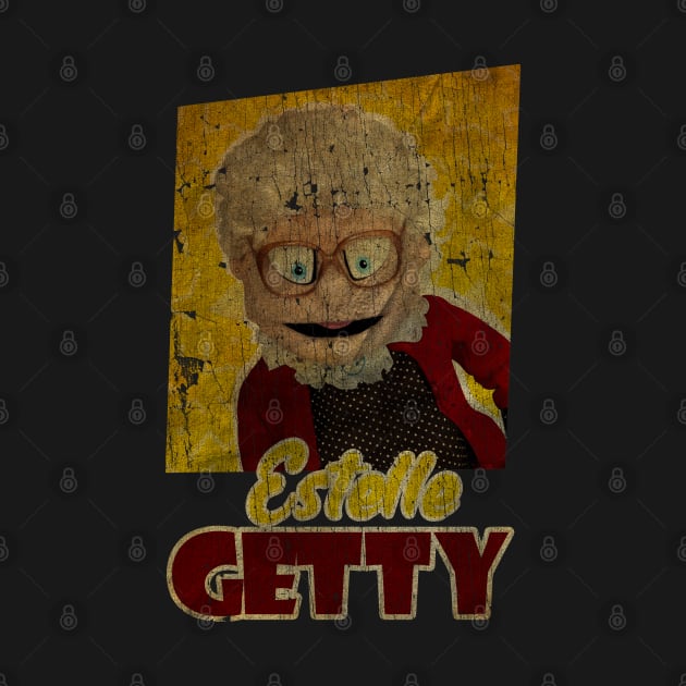 VINTAGE TEXTURE  - Estelle Getty - THAT GOLDEN GIRLS SHOW by pelere iwan