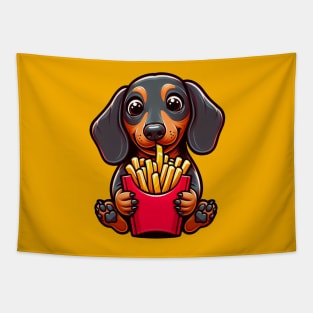 Fry-day Dachshund Tapestry