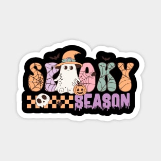 Retro Halloween Spooky season Funny Magnet