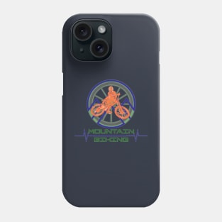 Mountain Biking Through The Woods Phone Case