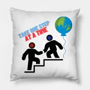 Take one step at a time Pillow