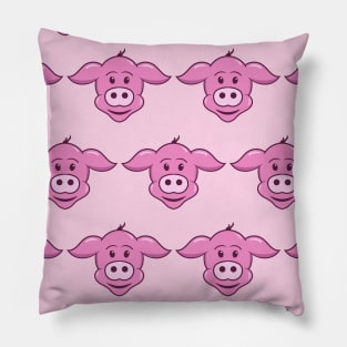 Pig head pattern Pillow