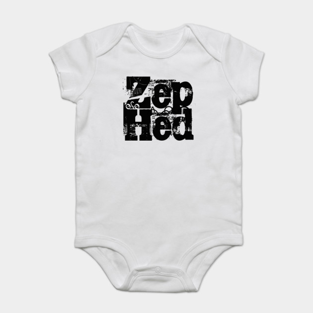 Zep Hed Led Zeppelin Baby Bodysuit Teepublic Uk