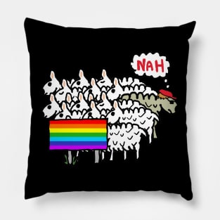 Anti Rainbow Sheep Pillow