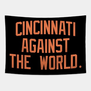 Cincinnati Against The World Tapestry