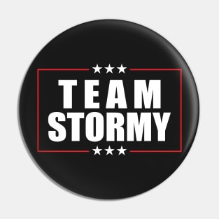 Team Stormy (Red Border) Pin