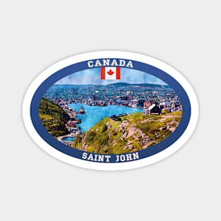 Saint John Canada Travel Magnet