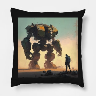 Colossus of the Wasteland Pillow