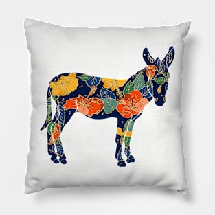 Poppy the Floral Donkey Pillow