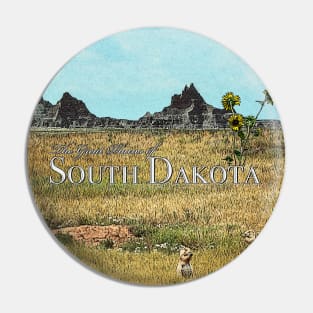 The Prairie Lands of South Dakota Pin