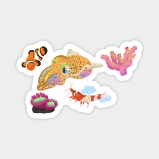 Sea Creatures Magnet