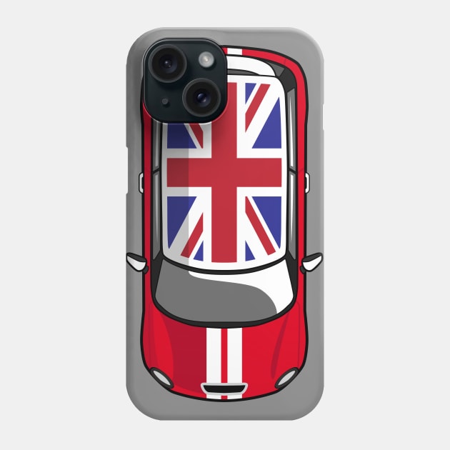 Red Mini Cooper Phone Case by HSDESIGNS