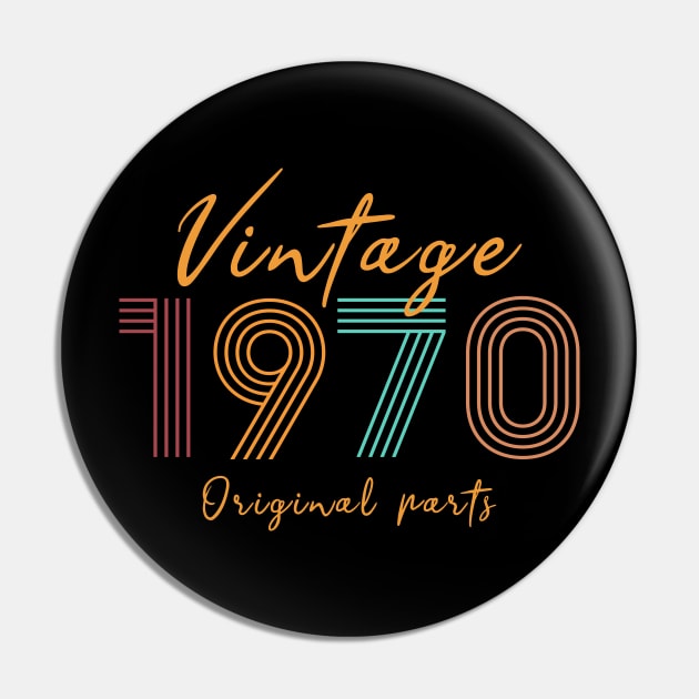 Vintage 1970 Shirt Pin by Scar