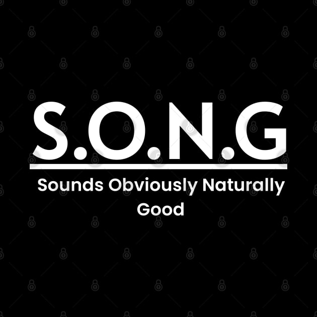 SONG Meaning Word Art Minimalist Design by PANGANDOY