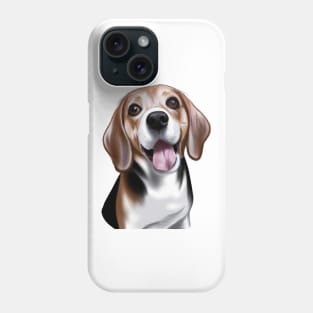 Cute Beagle Drawing Phone Case