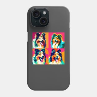 Shetland Sheepdog Pop Art - Dog Lover Gifts Phone Case