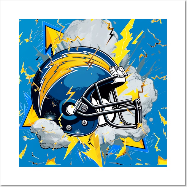 New Chargers Helmet Designs 